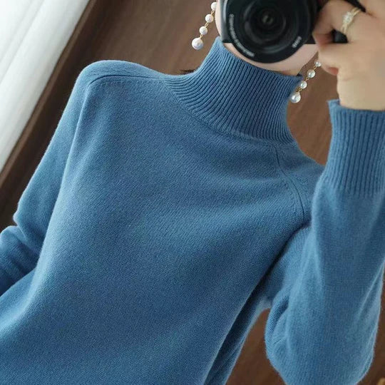 Faustina - Élégant pull à col roulé pour femme pour un look sophistiqué