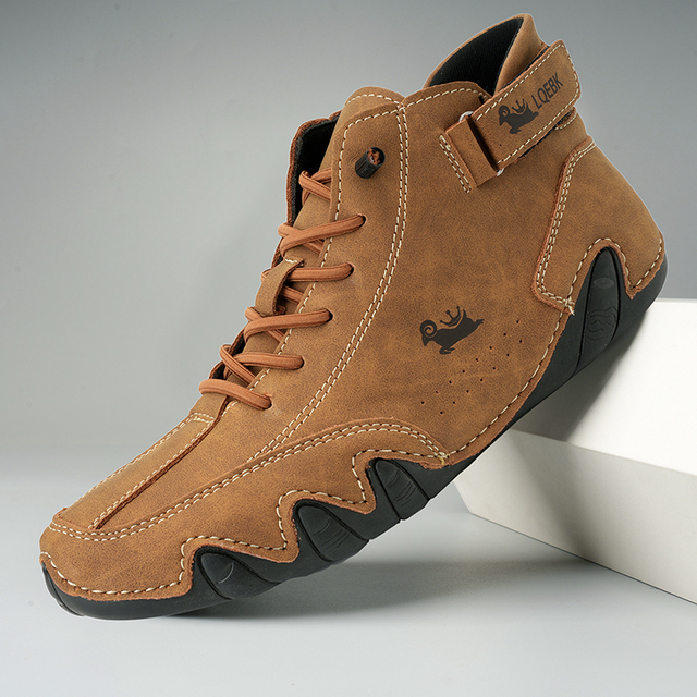 Decks | Chaussures de luxe antidérapantes pour pieds nus en cuir véritable pour un confort ultime (unisexe)