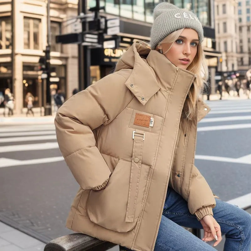 Elena | Veste d'hiver de luxe avec rembourrage en duvet pour une chaleur inégalée