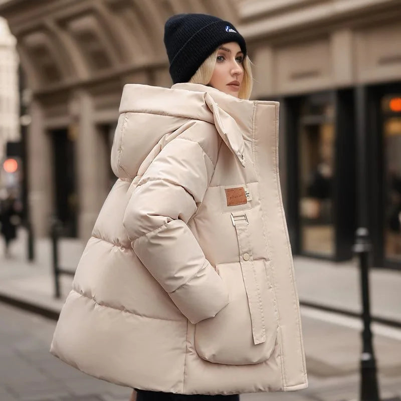 Elena | Veste d'hiver de luxe avec rembourrage en duvet pour une chaleur inégalée