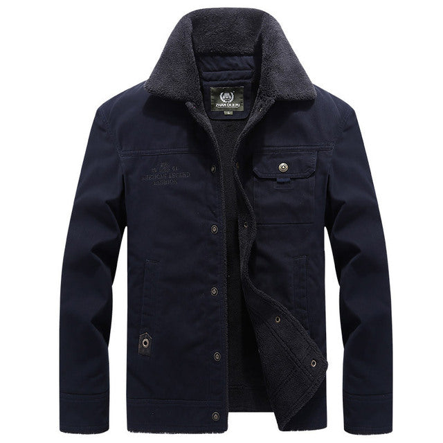 Eden | Veste d'hiver de luxe pour hommes, doublée en polaire