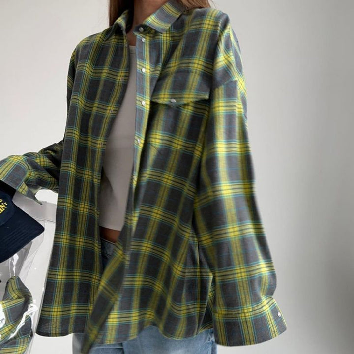 Alana | Stylisches Oversized-Karihemmd für Komfort und Trendbewusstsein