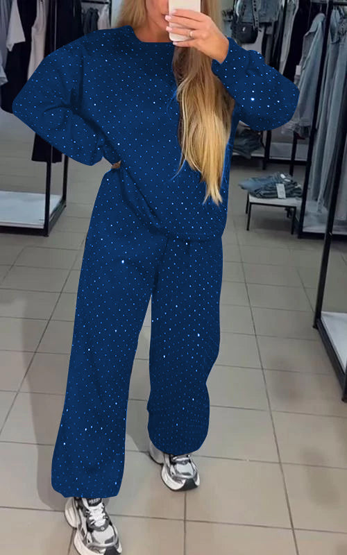 Nathalie™ - Oberteil und Hose Glitzerset