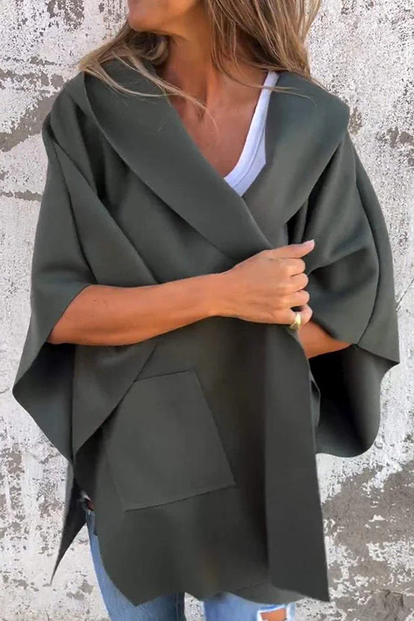 Nienke | Manteau à capuche tendance avec motif de cape