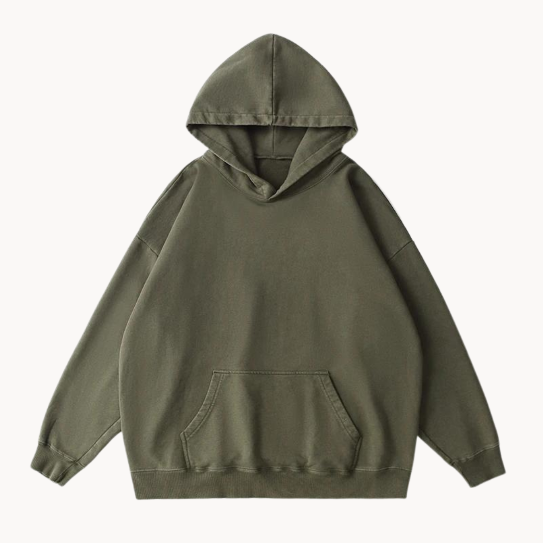 Rowan | Sweat à capuche en coton imprimé rétro avec sweat à capuche confortable