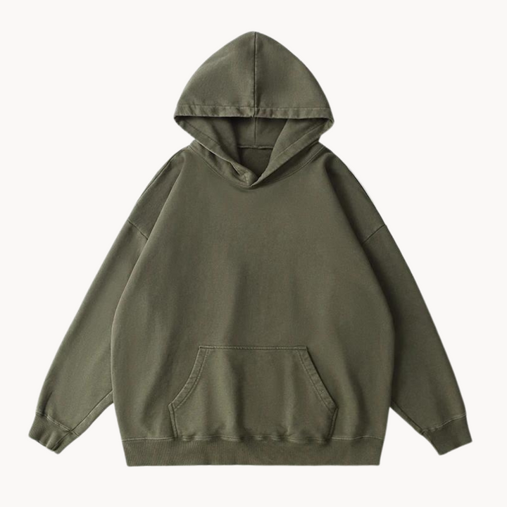 Rowan | Sweat à capuche en coton imprimé rétro avec sweat à capuche confortable