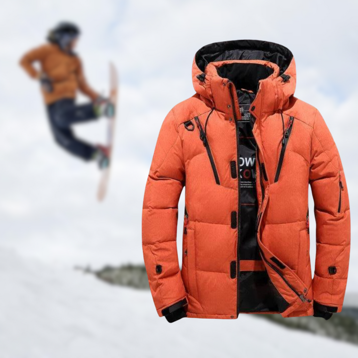 Premium Goose Parka | Veste d'hiver de luxe pour hommes avec capuche amovible