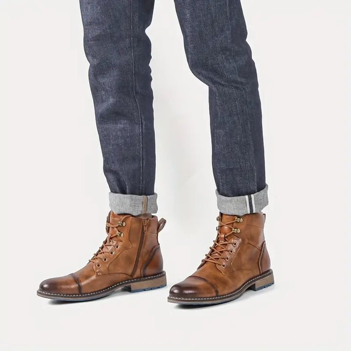 Dallas - Bottes Oxford en cuir exquis fabriquées à la main pour un style et un confort ultimes