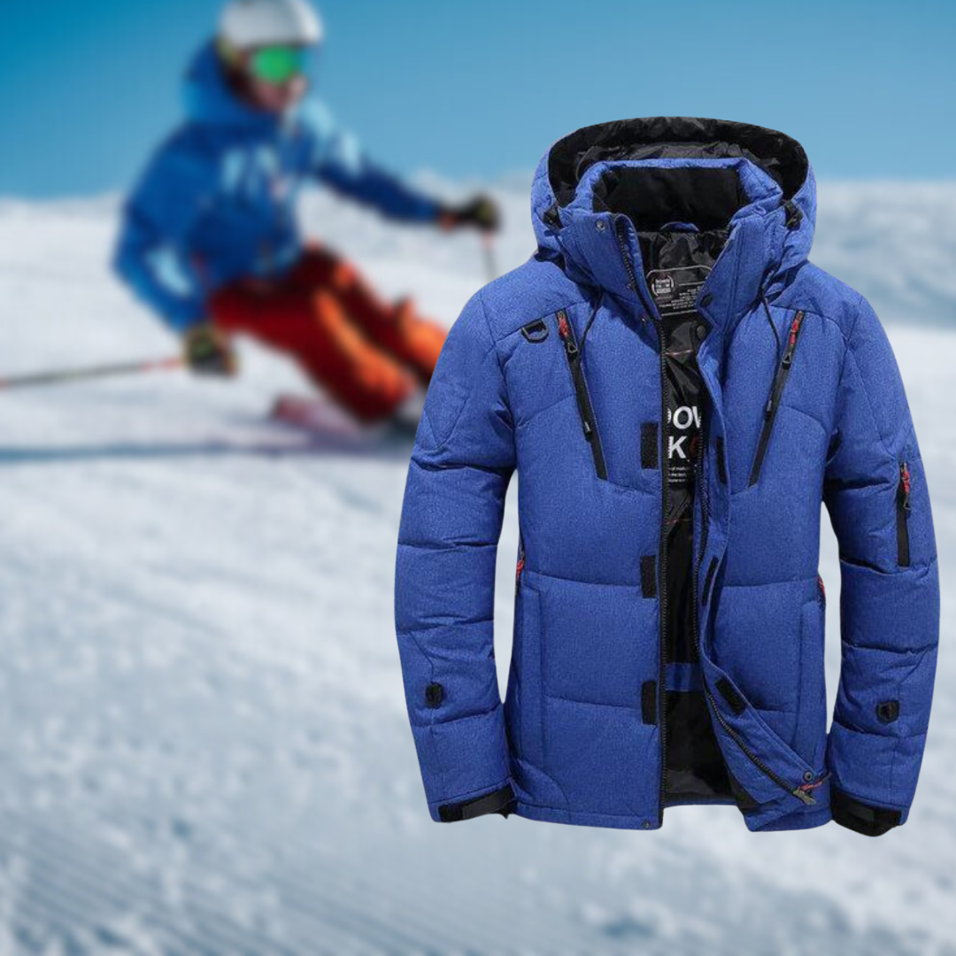 Premium Goose Parka | Veste d'hiver de luxe pour hommes avec capuche amovible