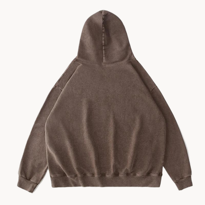 Rowan | Sweat à capuche en coton imprimé rétro avec sweat à capuche confortable