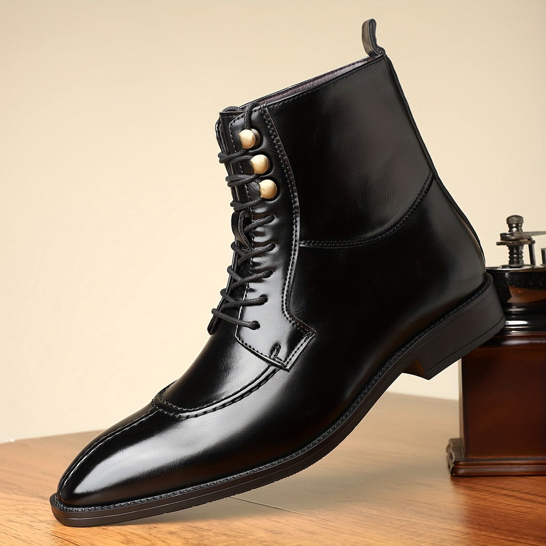 Nash Oxford Leather Ankle Boots - L'élégance intemporelle pour toutes les occasions