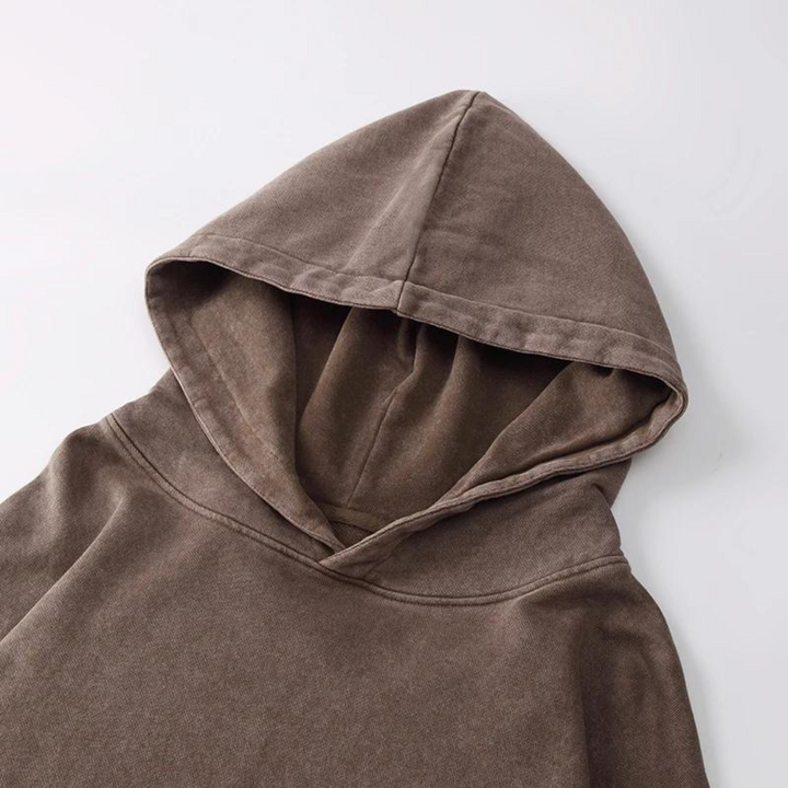 Rowan | Sweat à capuche en coton imprimé rétro avec sweat à capuche confortable