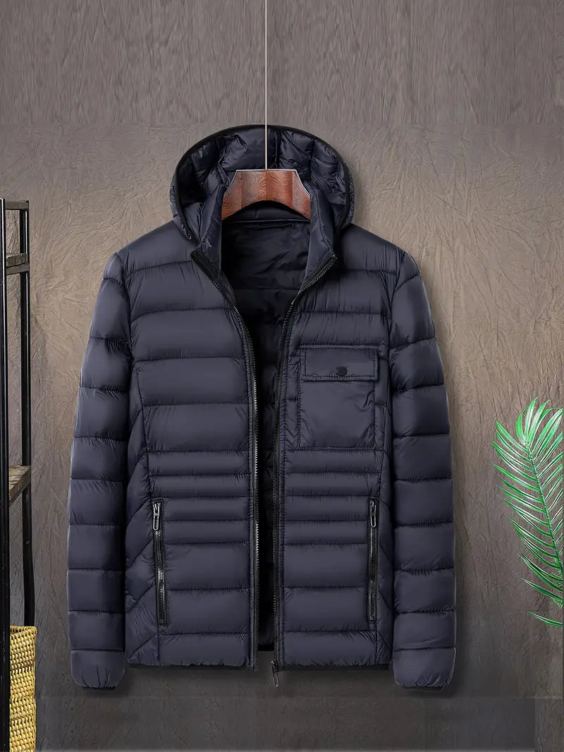 Veste matelassée élégante avec capuche pour hommes - Erik