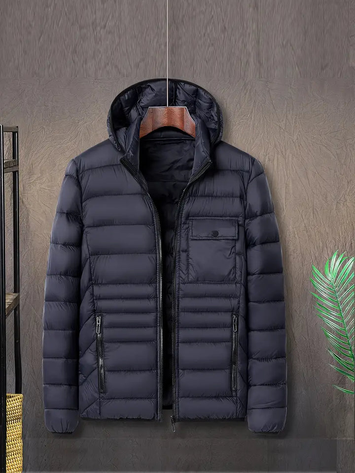 Veste matelassée élégante avec capuche pour hommes - Erik