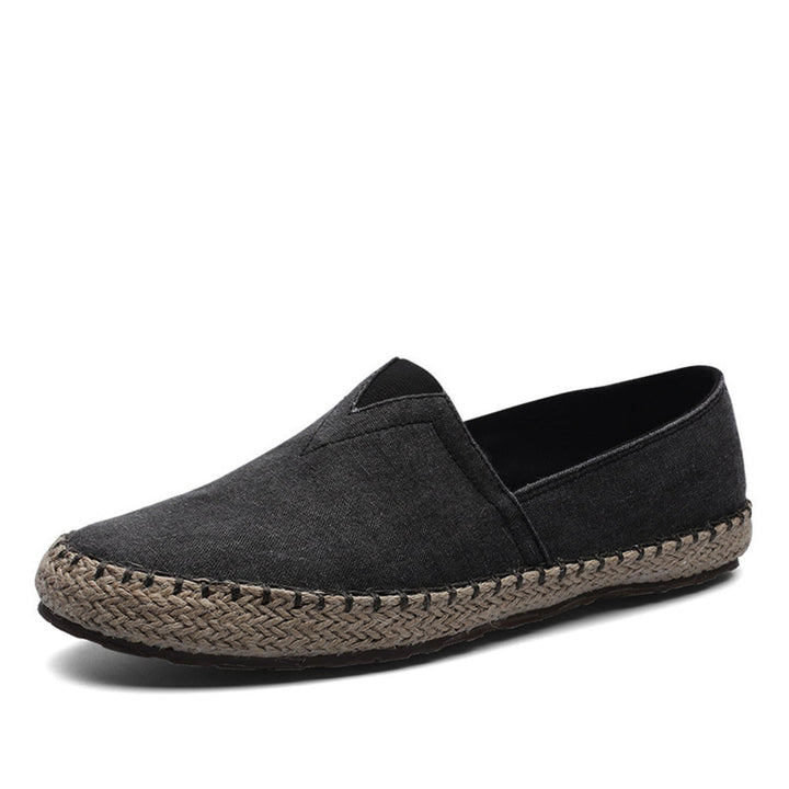 Karin | Espadrilles tendance en toile contrastée pour une beauté tranquille