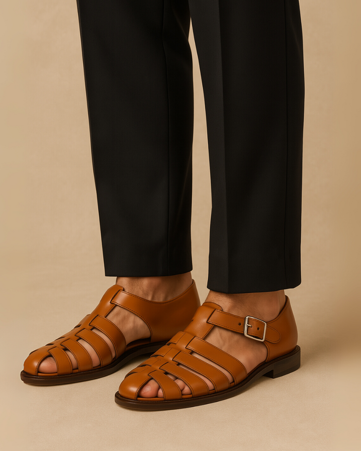 Renaud – Sandale Fermée à Boucle Élégante – Confort et Style Chic