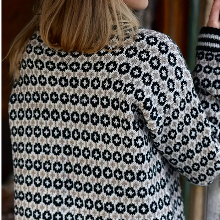 Carola | Pull tendance à col rond pour femmes en hiver