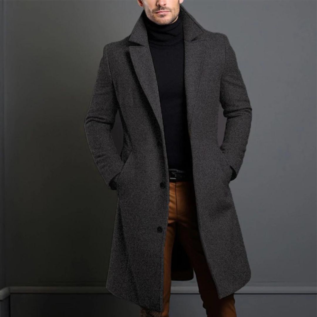 Trench-coat en laine Niels : élégance et chaleur intemporelles
