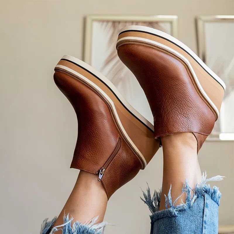 Brittani - Bottes de luxe et confortables pour femmes