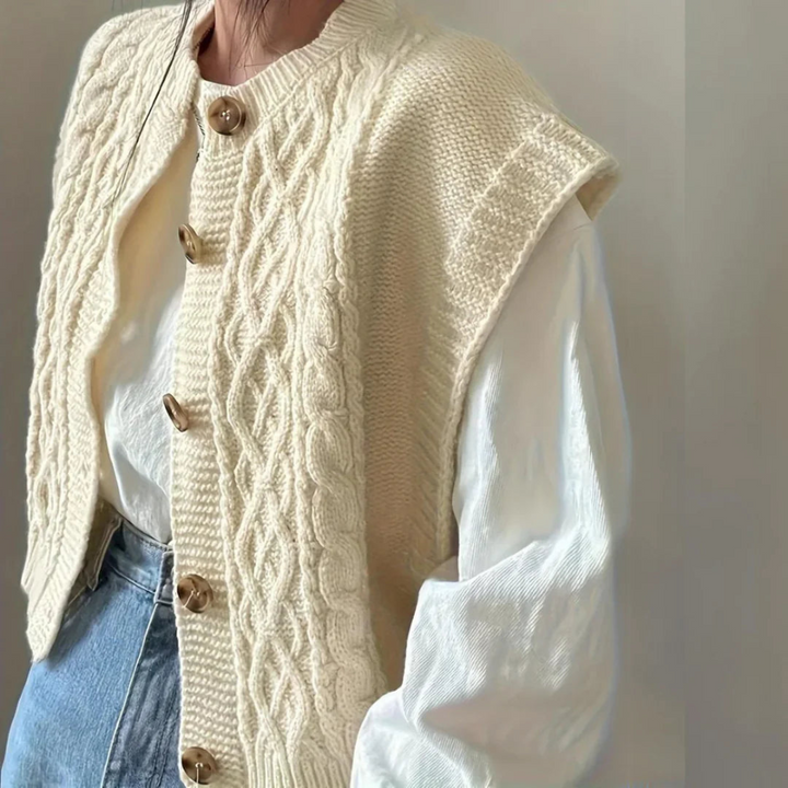 Barbara | Gilet élégant sans manches pour femmes | Coupe tendance