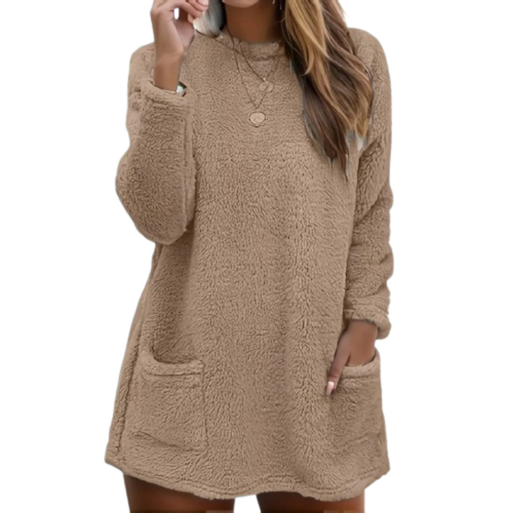 Janine | Pull long d'hiver pour femme | Merveilleusement chaud et confortable