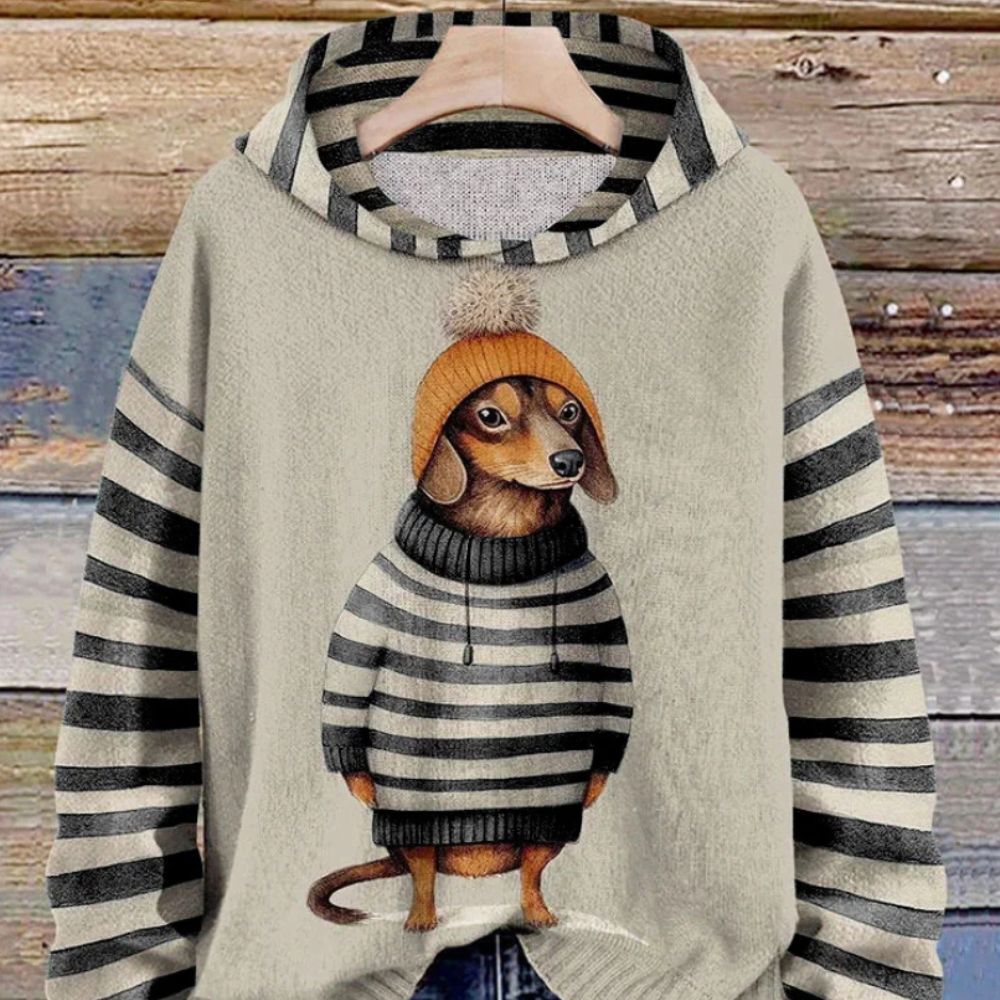 Leonora Women's Striped Hoodie : L'essentiel pour l'hiver !