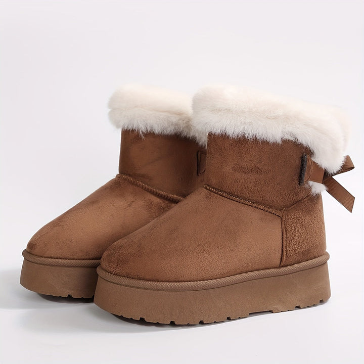 Ella | Bottes d'hiver de luxe avec doublure souple dans des couleurs unies élégantes