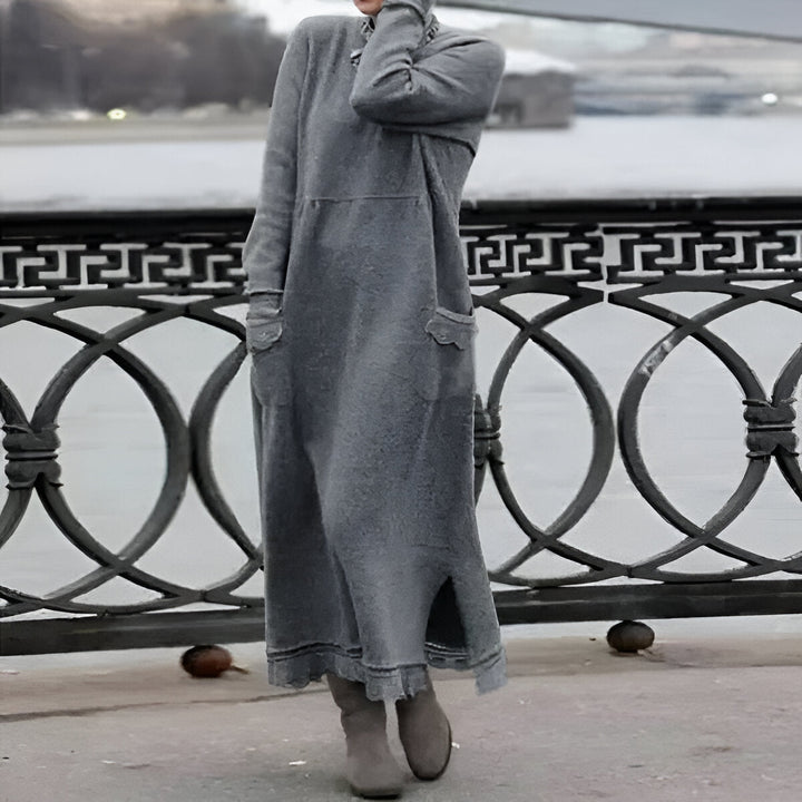 Chimene™ - Robe Longue d'Hiver Douce et Confortable