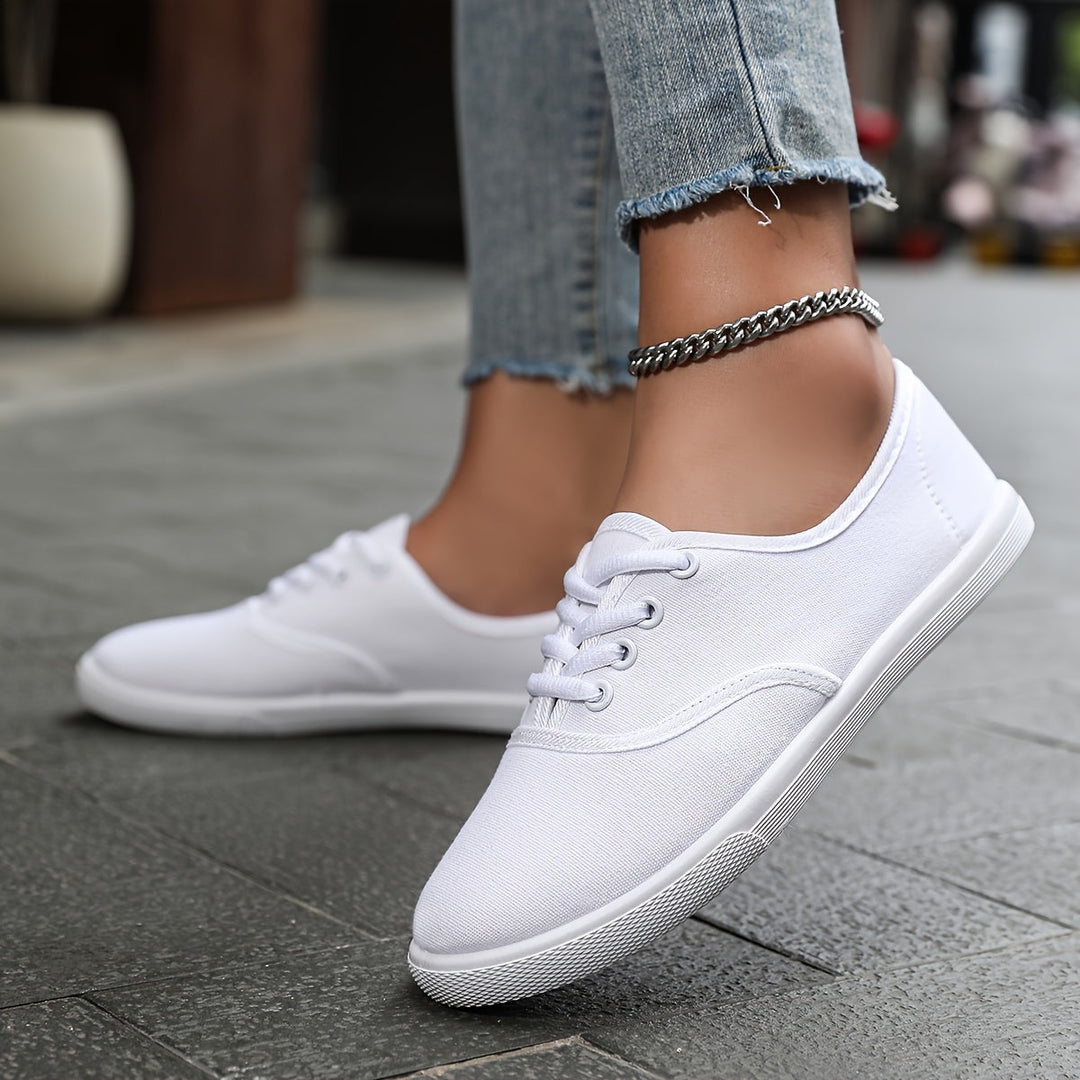 Lotte | Baskets basses en toile élégantes et confortables