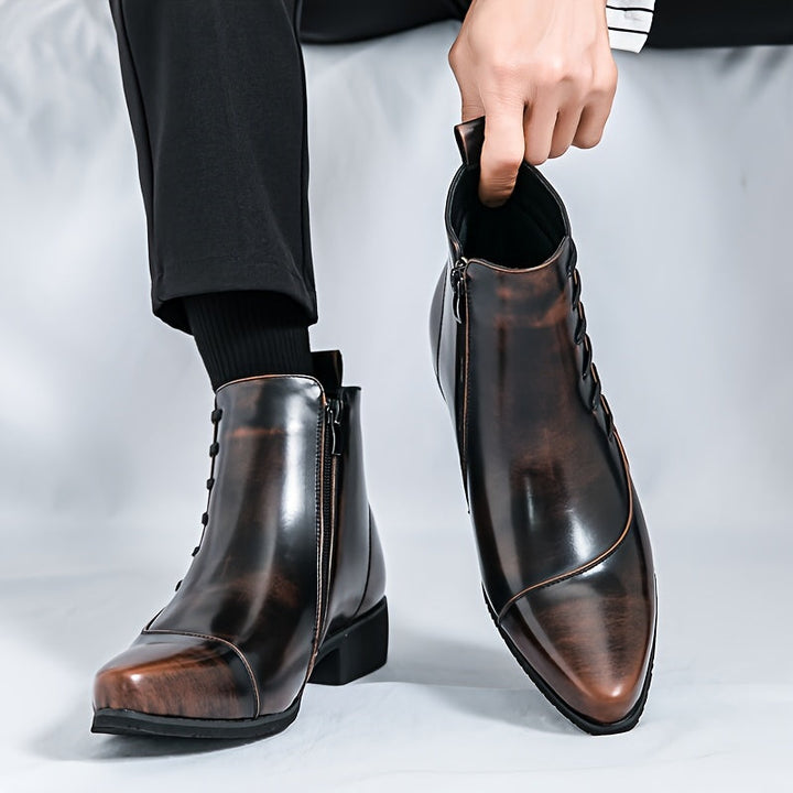 Élevez votre style avec les bottes habillées en cuir Easton