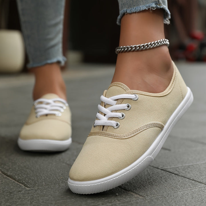 Lotte | Baskets basses en toile élégantes et confortables