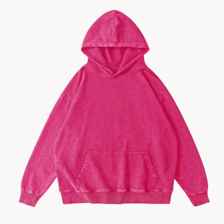 Rowan | Sweat à capuche en coton imprimé rétro avec sweat à capuche confortable