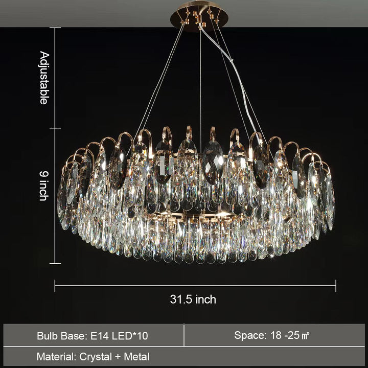 Lampe suspendue Opulence K9 Crystal