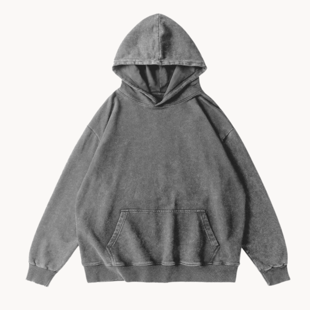 Rowan | Sweat à capuche en coton imprimé rétro avec sweat à capuche confortable