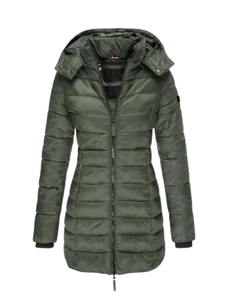 Oline | Manteau d'hiver tendance avec capuche pratique