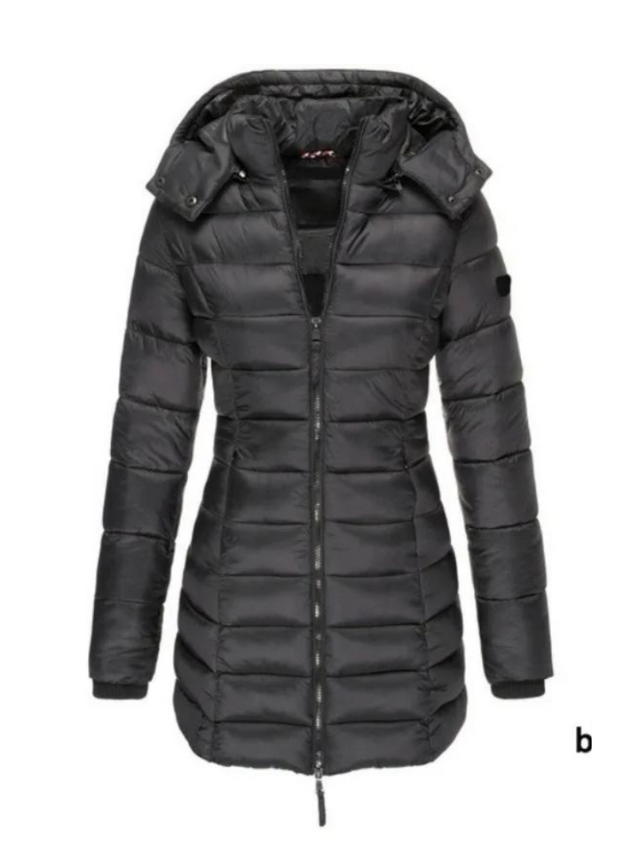 Oline | Manteau d'hiver tendance avec capuche pratique