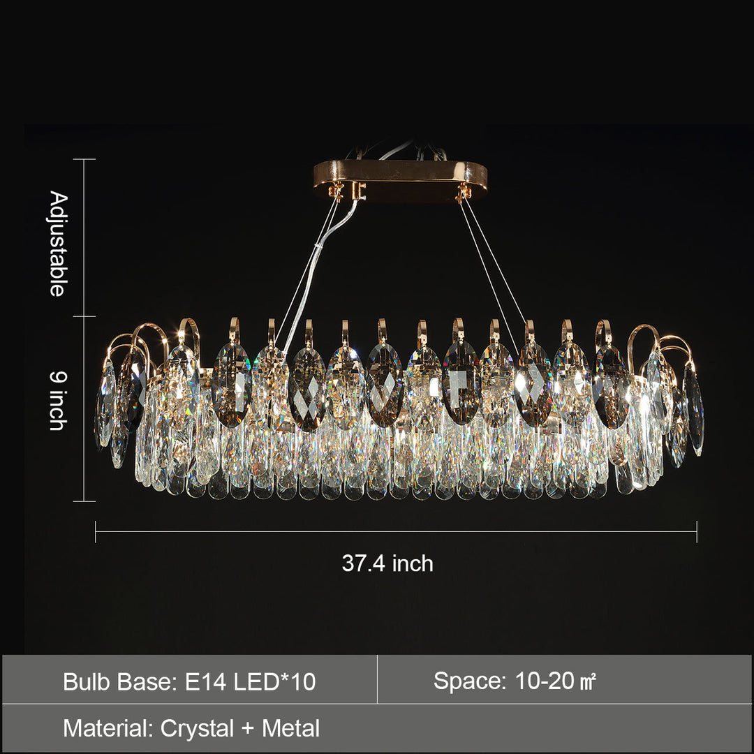 Lampe suspendue Opulence K9 Crystal