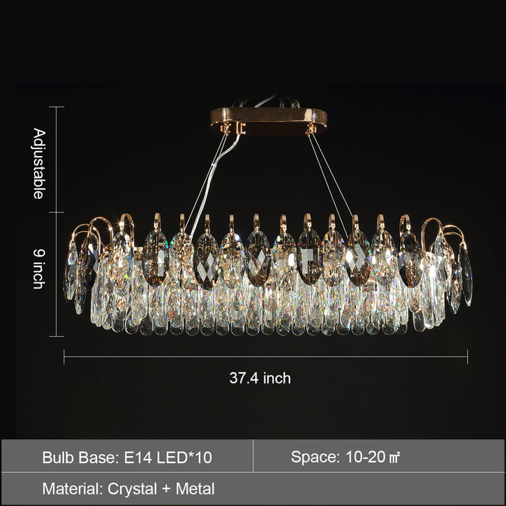 Lampe suspendue Opulence K9 Crystal
