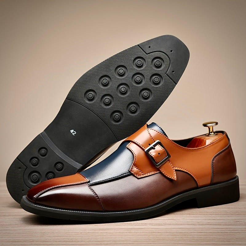 Quinlan Single Monk Strap Shoes pour une élégance sans faille