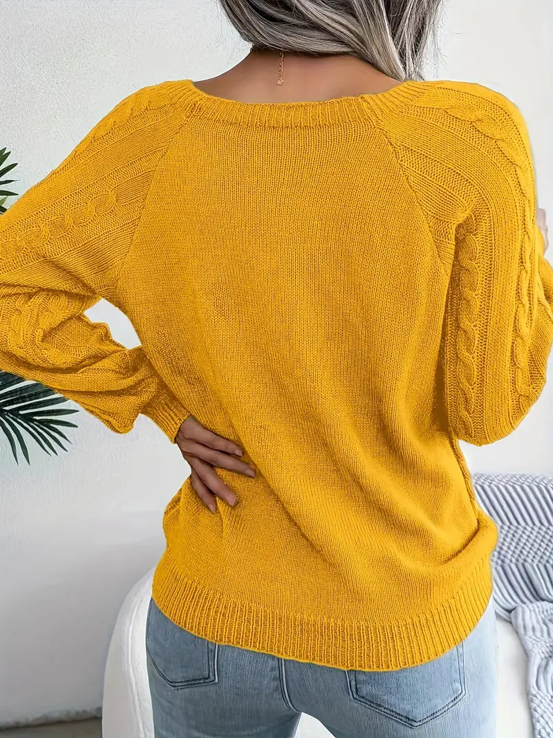 Leny - Pull tendance à col rond pour un confort optimal