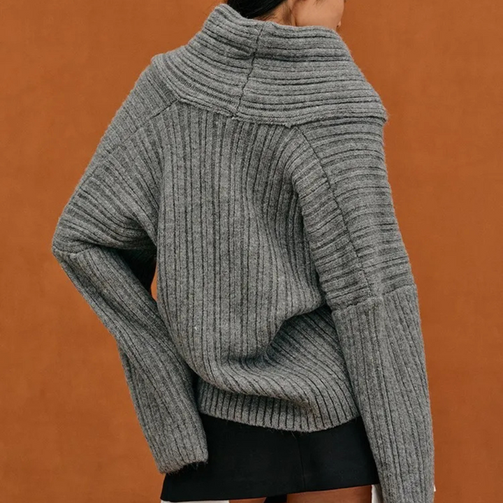 Kimberly | Pull à épaulettes en tricot de luxe pour femmes