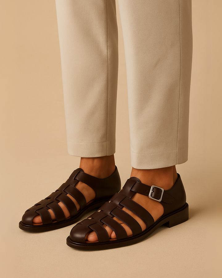 Renaud – Sandale Fermée à Boucle Élégante – Confort et Style Chic