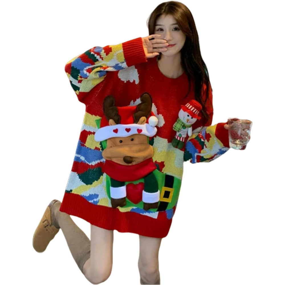 Jeralyn | Pull 3D d'hiver pour femme | Confort spacieux pour tous les styles