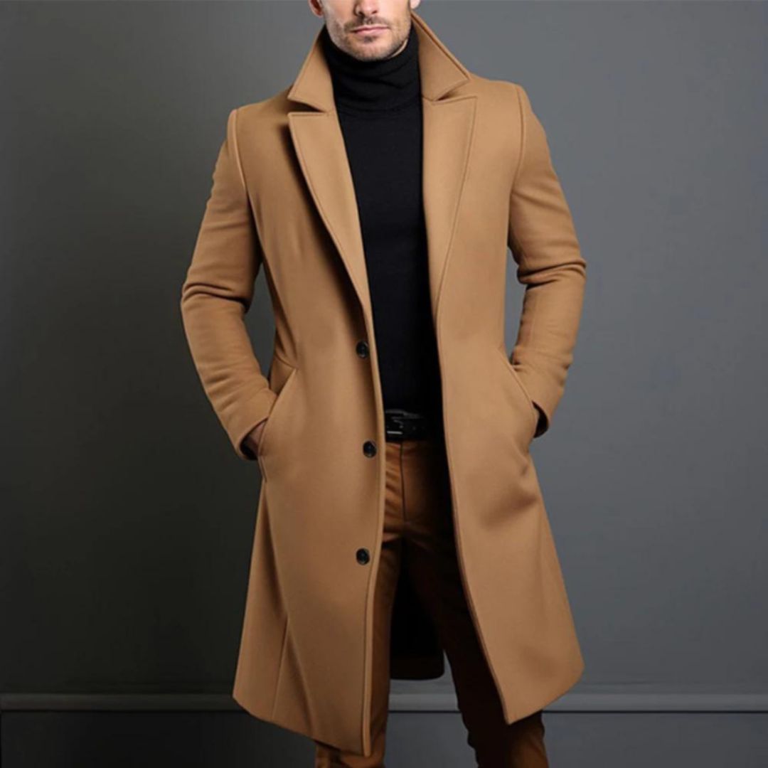 Trench-coat en laine Niels : élégance et chaleur intemporelles