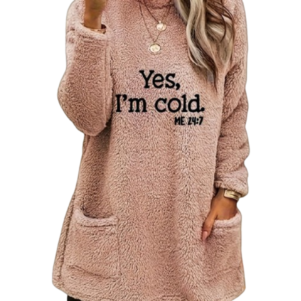 Aurelia | Pull long duveteux de luxe pour femme | Teddy Look