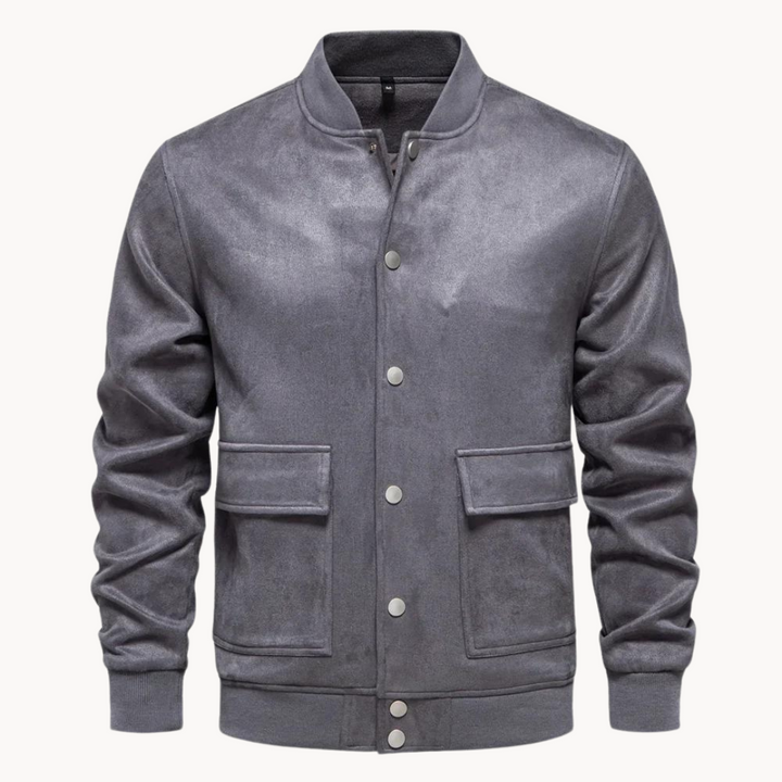 Thiago | Elégante veste bombardier en daim pour un look branché