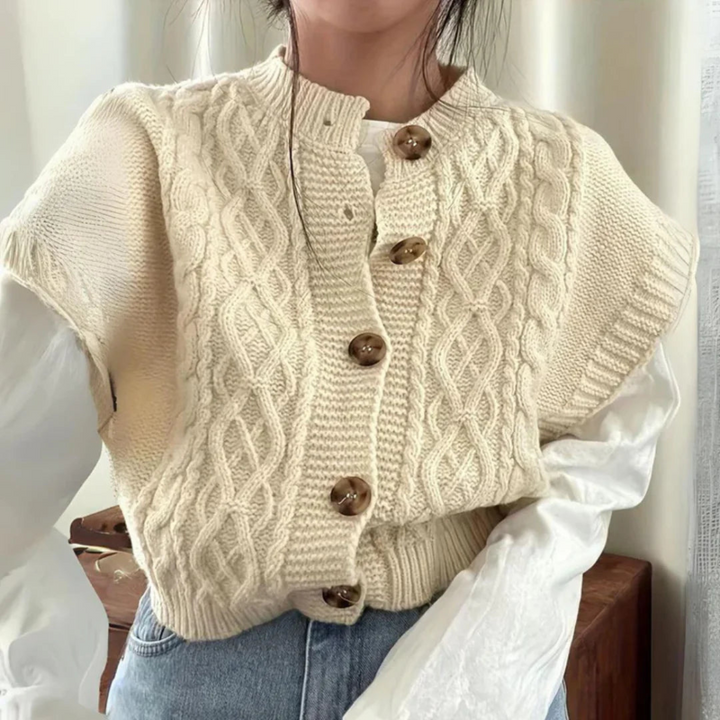 Barbara | Gilet élégant sans manches pour femmes | Coupe tendance