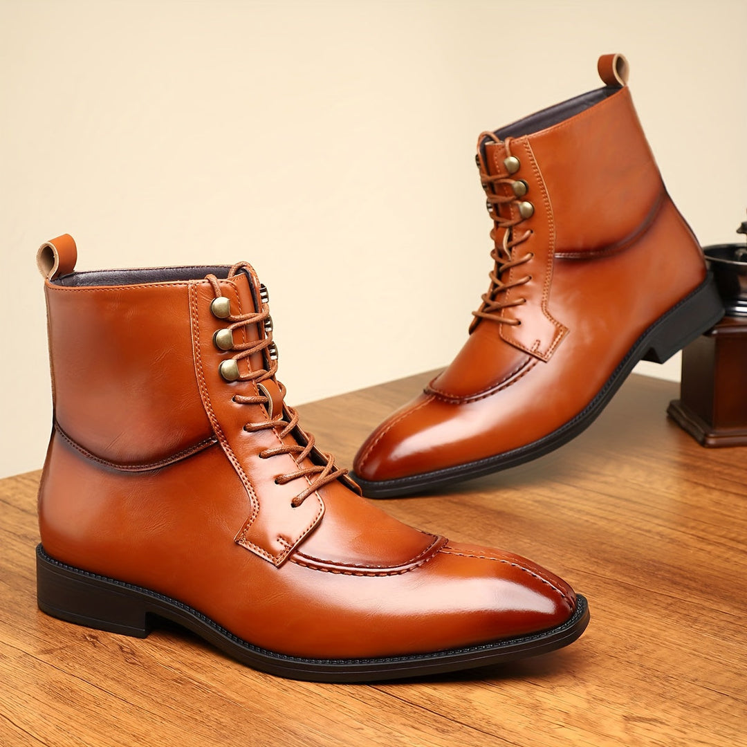 Nash Oxford Leather Ankle Boots - L'élégance intemporelle pour toutes les occasions