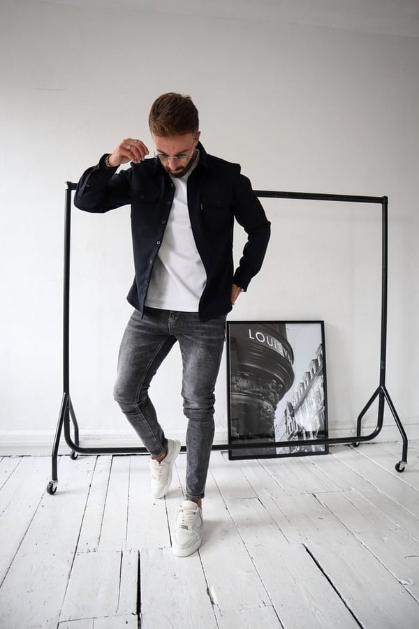 Veste chemise élégante avec boutons de Ozuna