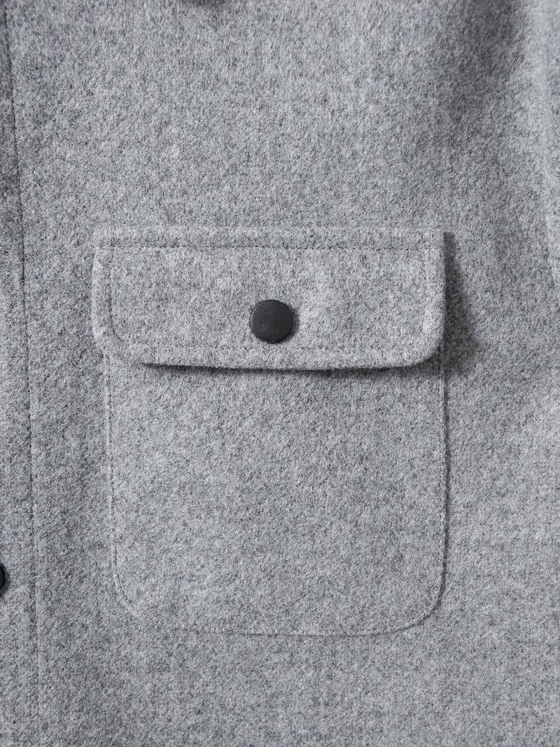 Luca | Chemise en laine luxueuse pour un look élégant
